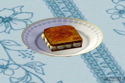 Fried Peanut Butter and Banana Sandwich